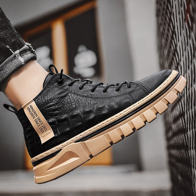 Sneakersy skórzane Tiengo