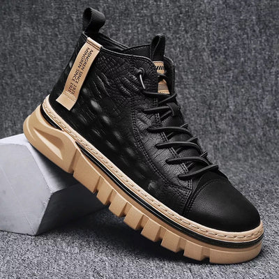 Sneakersy skórzane Tiengo
