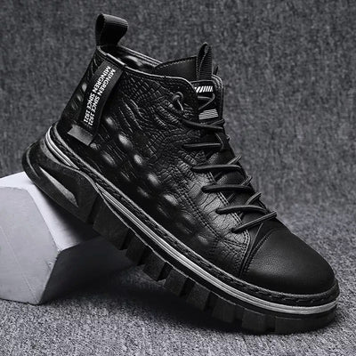 Sneakersy skórzane Tiengo