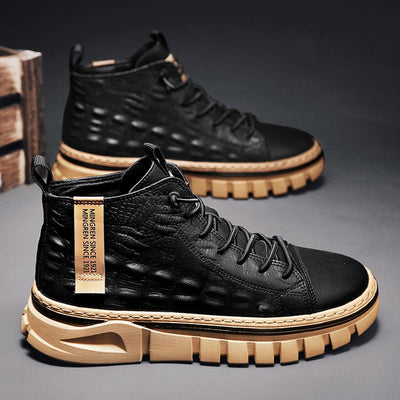 Sneakersy skórzane Tiengo