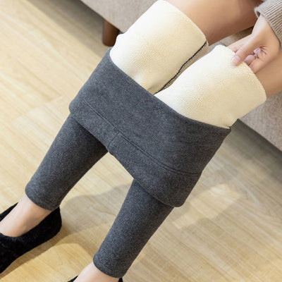 Ocieplane legginsy pluszowe Lindo