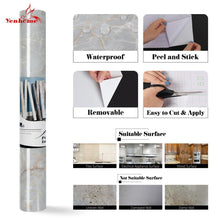 Załaduj obraz do przeglądarki galerii, Doskonała Samoprzylepna Tapeta Marble
