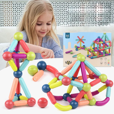 Zestaw Edukacyjnych Klocków Magnetycznych MagFun