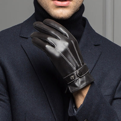 Skórzane rękawiczki męskie Artho