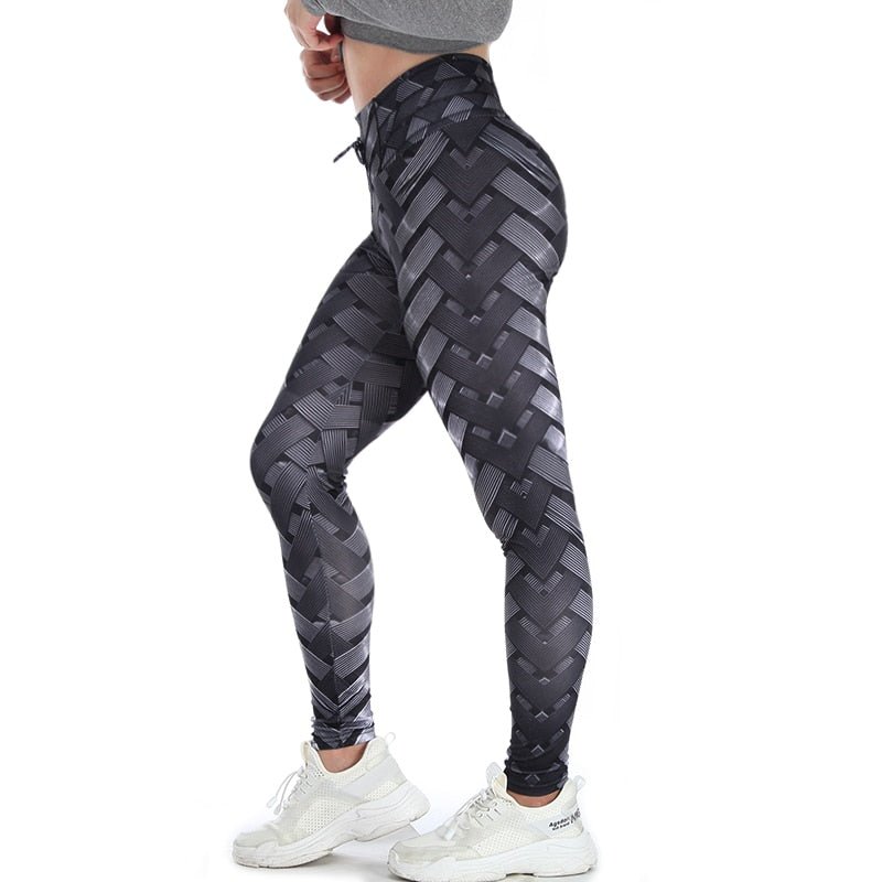 Legginsy z przeplatanym wzorem Mixxo