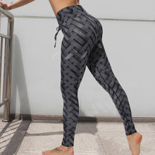 Załaduj obraz do przeglądarki galerii, Legginsy z przeplatanym wzorem Mixxo
