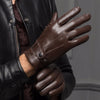 Skórzane rękawiczki męskie Artho