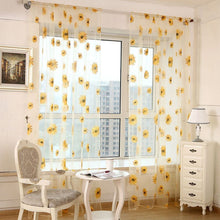 Załaduj obraz do przeglądarki galerii, Urocza Zasłona w Słoneczniki 1 x 2 m Sunflower
