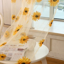 Załaduj obraz do przeglądarki galerii, Urocza Zasłona w Słoneczniki 1 x 2 m Sunflower
