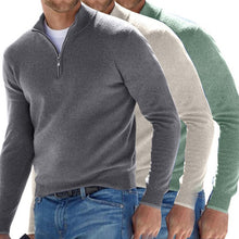 Załaduj obraz do przeglądarki galerii, Zeno - Sweter z zamkiem V-neck
